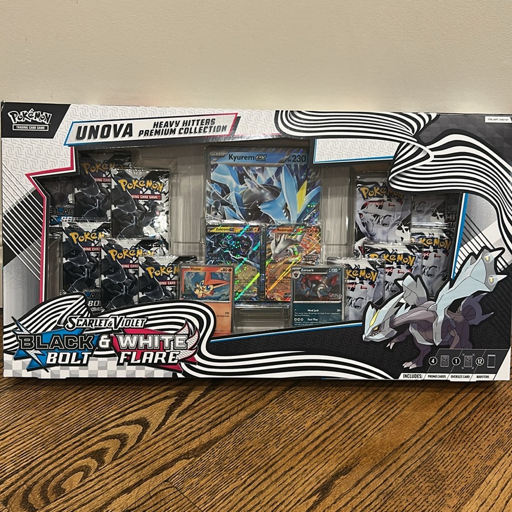 Pokemon Black Bolt & White Flare UNOVA card New Sealed